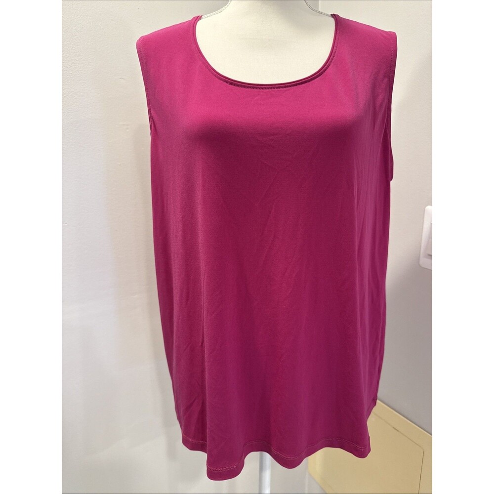 Avenue Stretch Pink Sleeveless Tank Top Plus Size 18/20